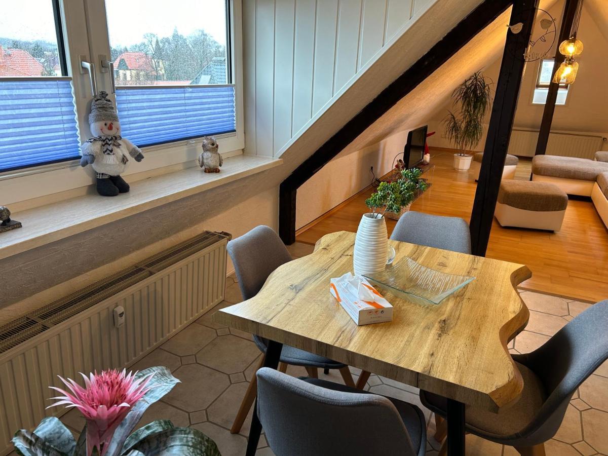 Pension Hotel Leinefelde Am Bahnhof Eksteriør bilde